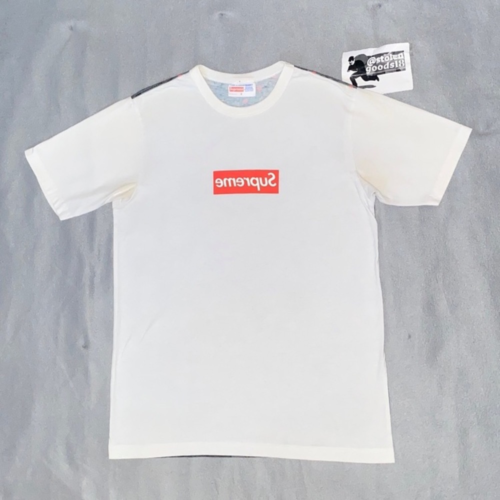 2013 Supreme x Comme des Garcons Digi Camo Box Logo Tee